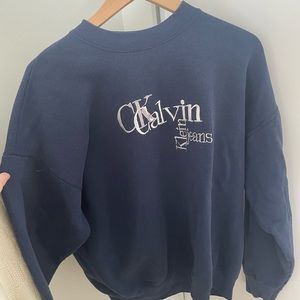 Vintage Calvin Klein navy crewneck